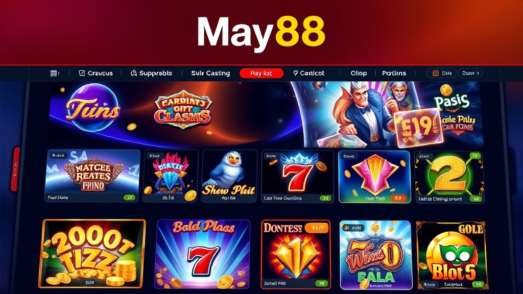 Khám Phá Slot Game May88 - Cơ Hội Vàng Cho Người Yêu Thích Chơi Game Trực Tuyến